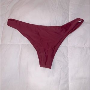 Cheeky Maroon Bikini Bottoms